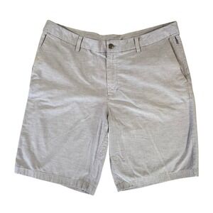 Lululemon Men's 38 Golf Shorts Blue Gray Textured Commision Athletic Waist 38